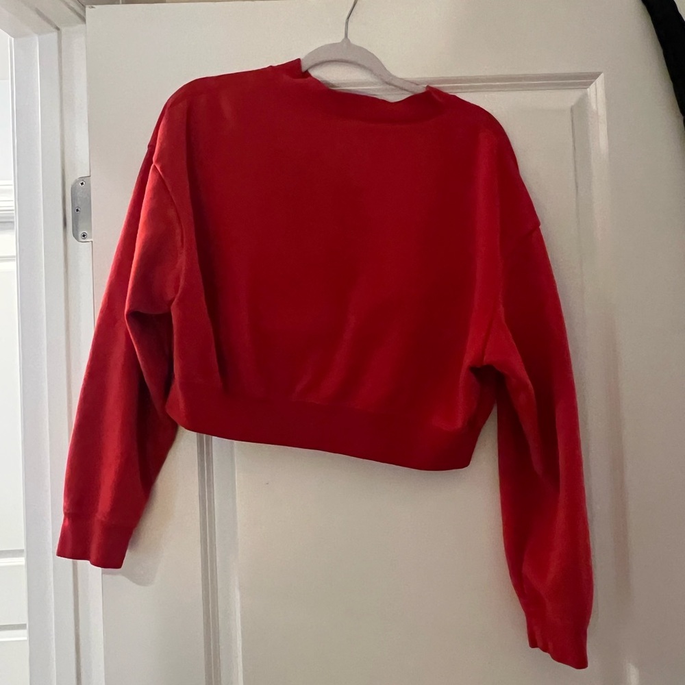 Nike Red Women's Sweatshirt - Picture 11 of 15